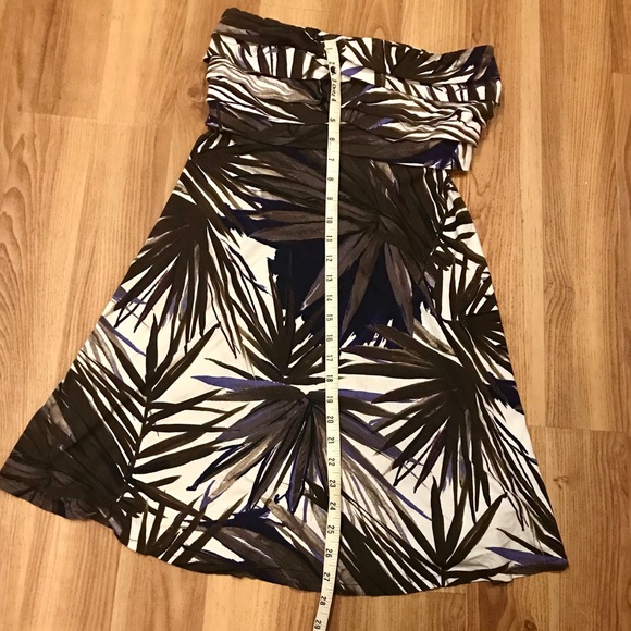 Cach’e Strapless Stretch Floral Party Dress SZ M. - Picture 2 of 5